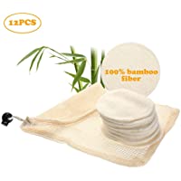 Los mejores  - Almohadillas Desmaquilladoras Reutilizables- Bambú Suave O Rondas Faciales De Algodón Con Bolsa De Lavandería- Prefecto…